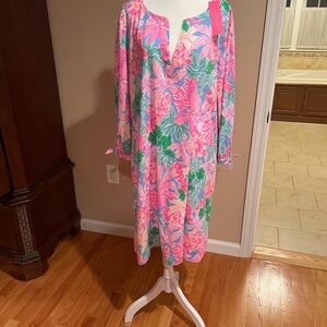 NWT Lilly Pulitzer 3/4 Sleeve Cath Dress XXL